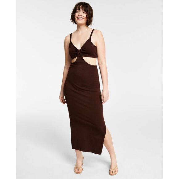 Bar III Womens Cutout Sweater Dress - Picture 1 of 2